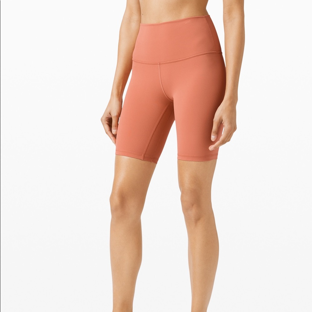 lululemon athletica High-Rise Bike Shorts in Terracotta